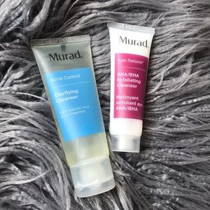 Murad exfoliating cleanser & clarifying cleanser